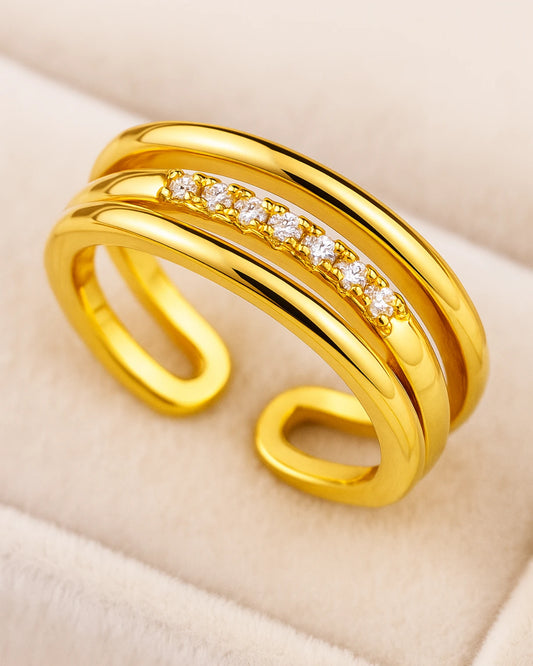 Aurelia Twin Band Ring