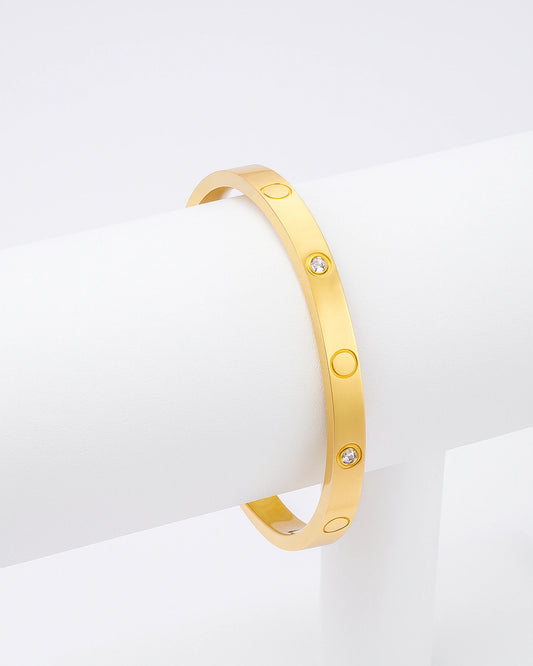 Golden Eternity Diamond Bracelet