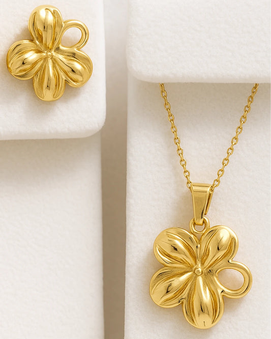 Golden Petal Elegance Set