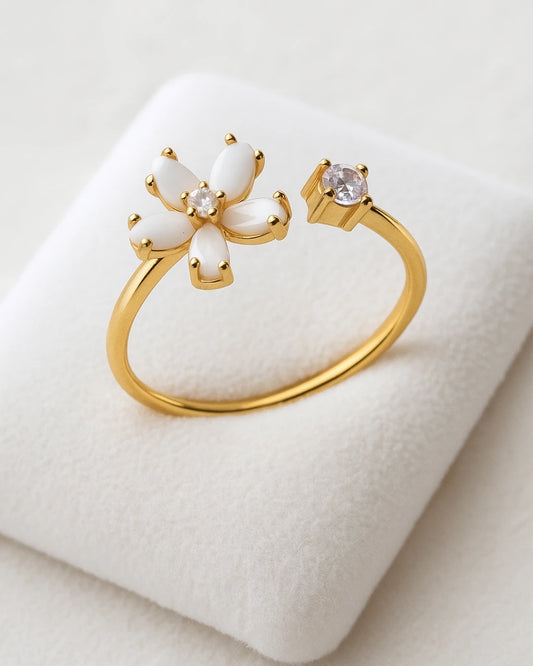 Ivory Petal Ring