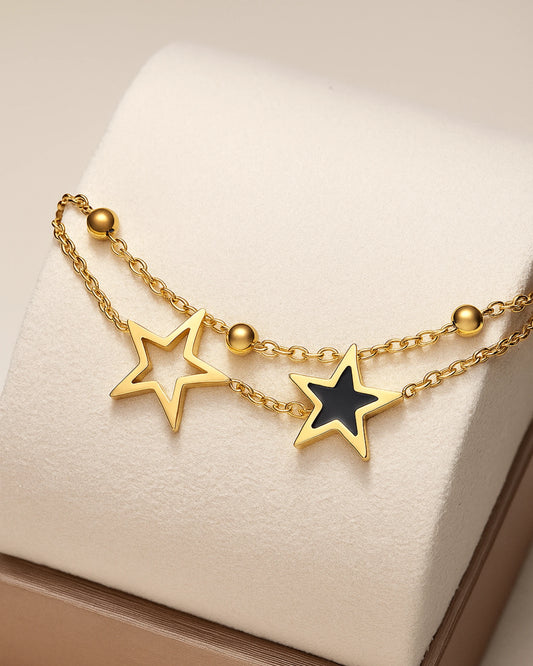 Ethereal Star Charm Bracelet