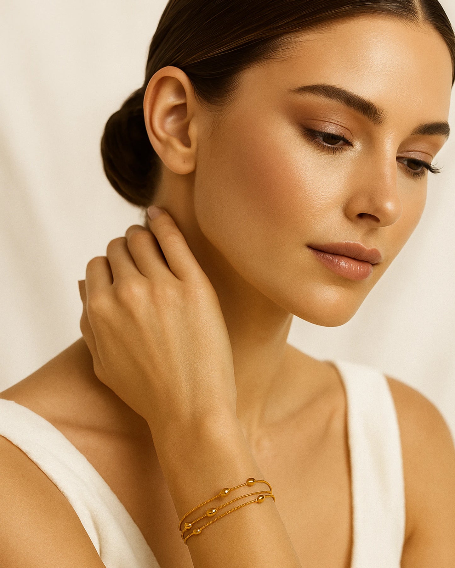 Golden Serenity Bracelet
