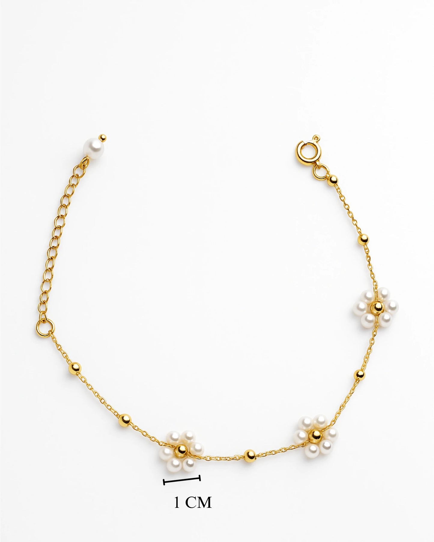 Golden Blossom Pearl Set