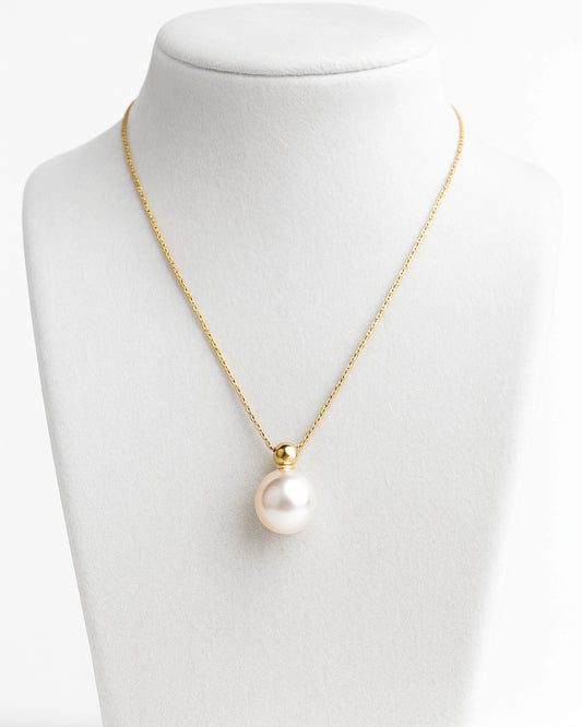 Celeste Pearl Drop Necklace