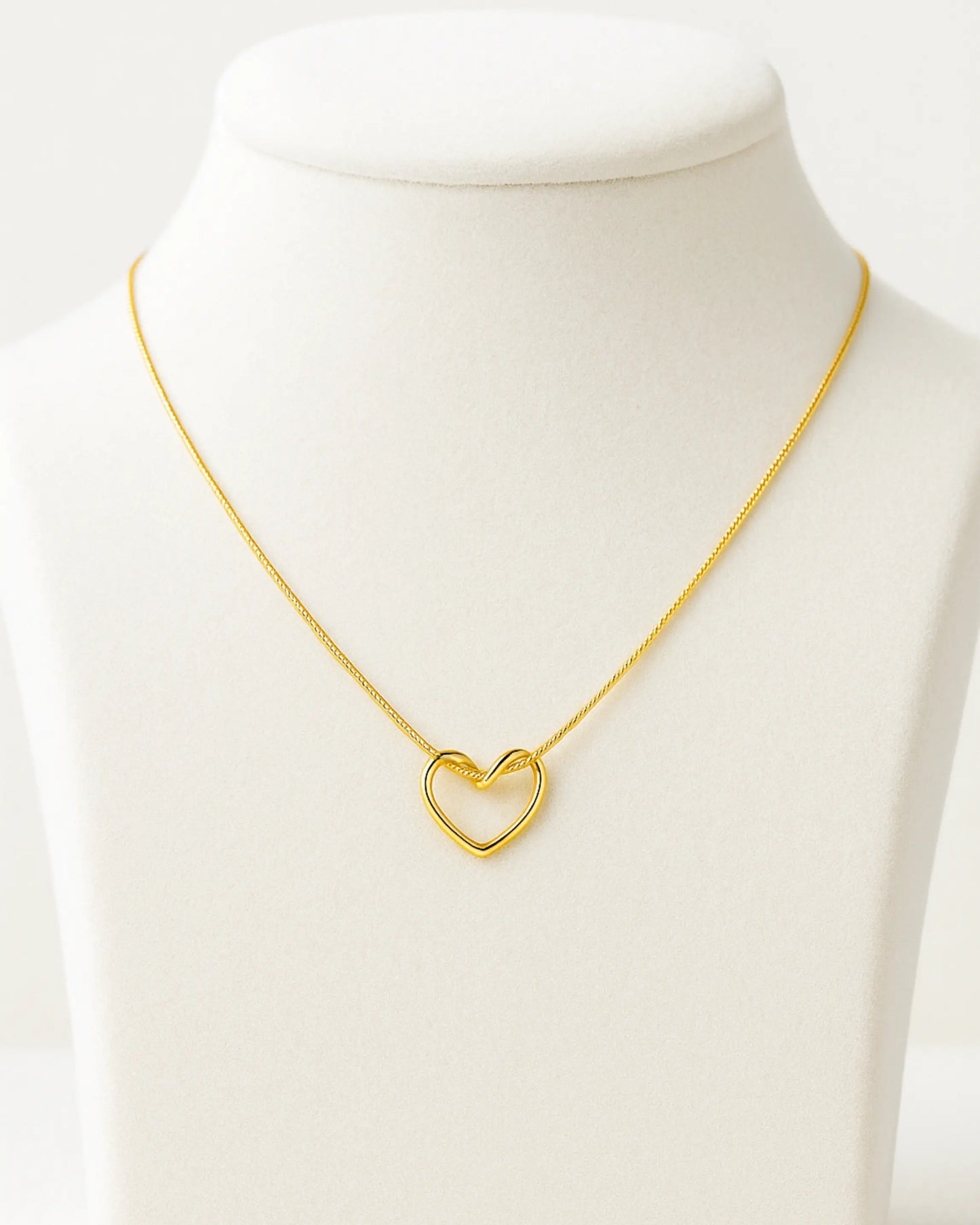 Radiant Gold Heart