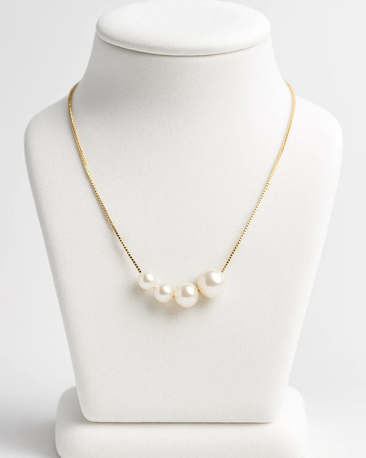 Golden Essence Pearl Necklace
