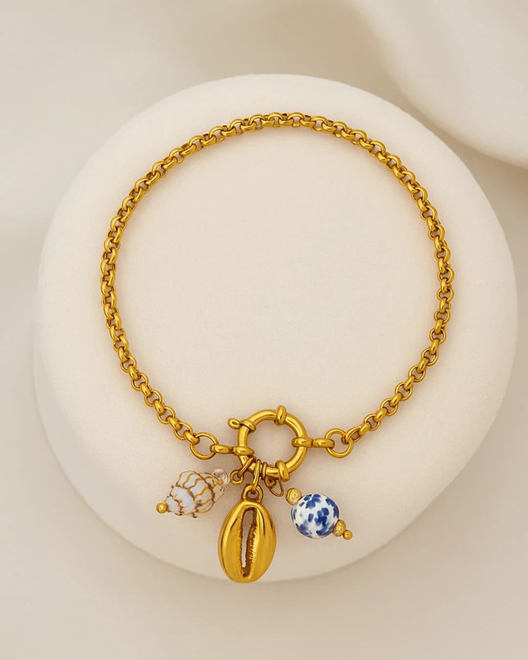 Golden Ocean Breeze Bracelet