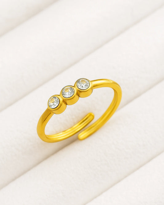 Lustre Triad Ring
