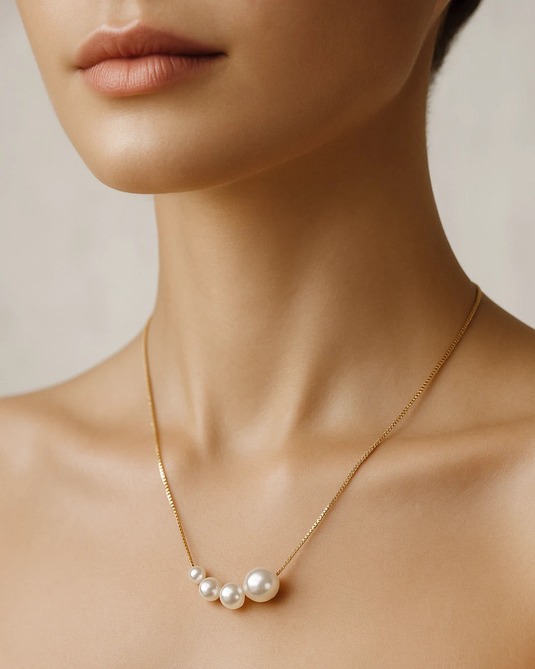 Golden Essence Pearl Necklace