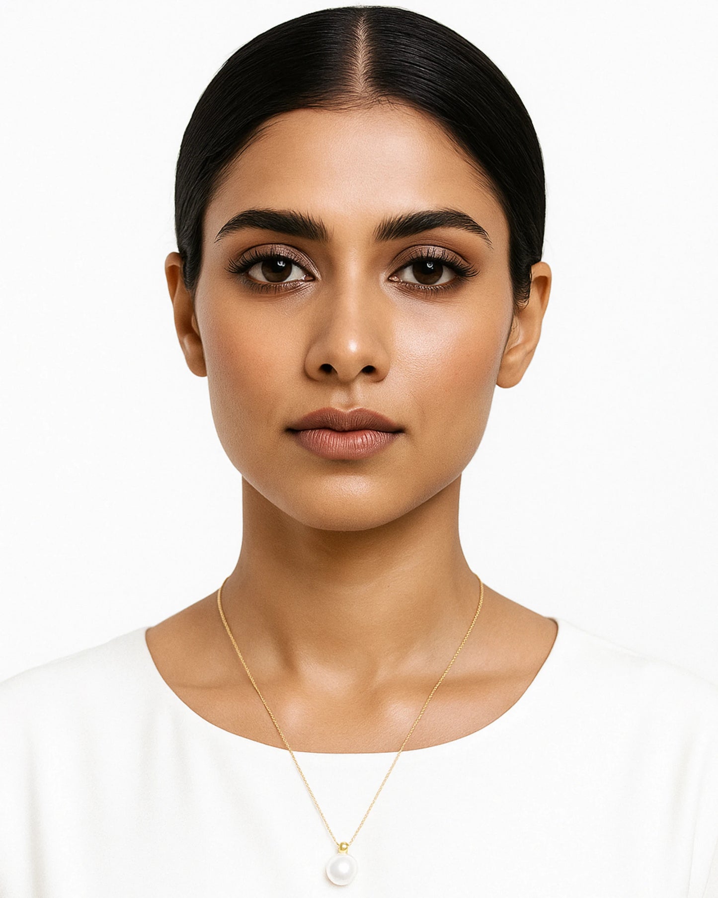 Celeste Pearl Drop Necklace