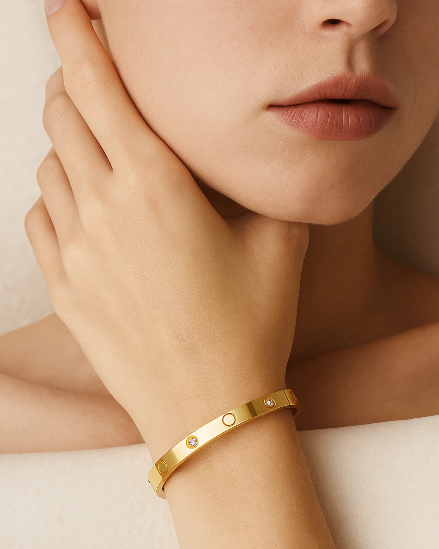 Golden Eternity Diamond Bracelet
