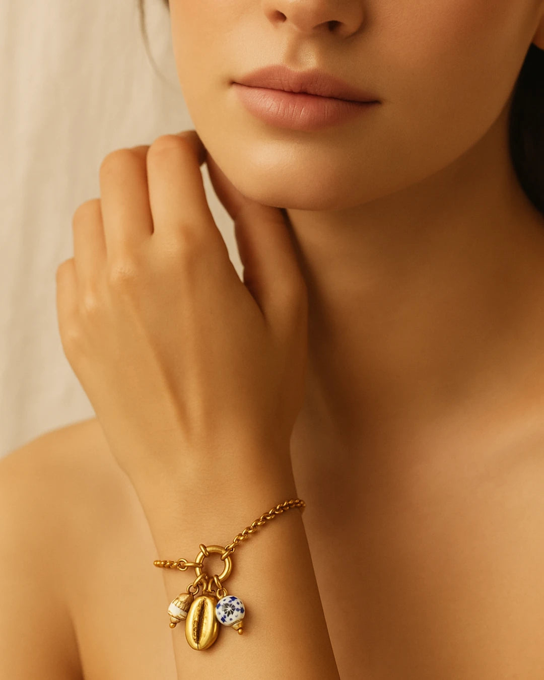 Golden Ocean Breeze Bracelet