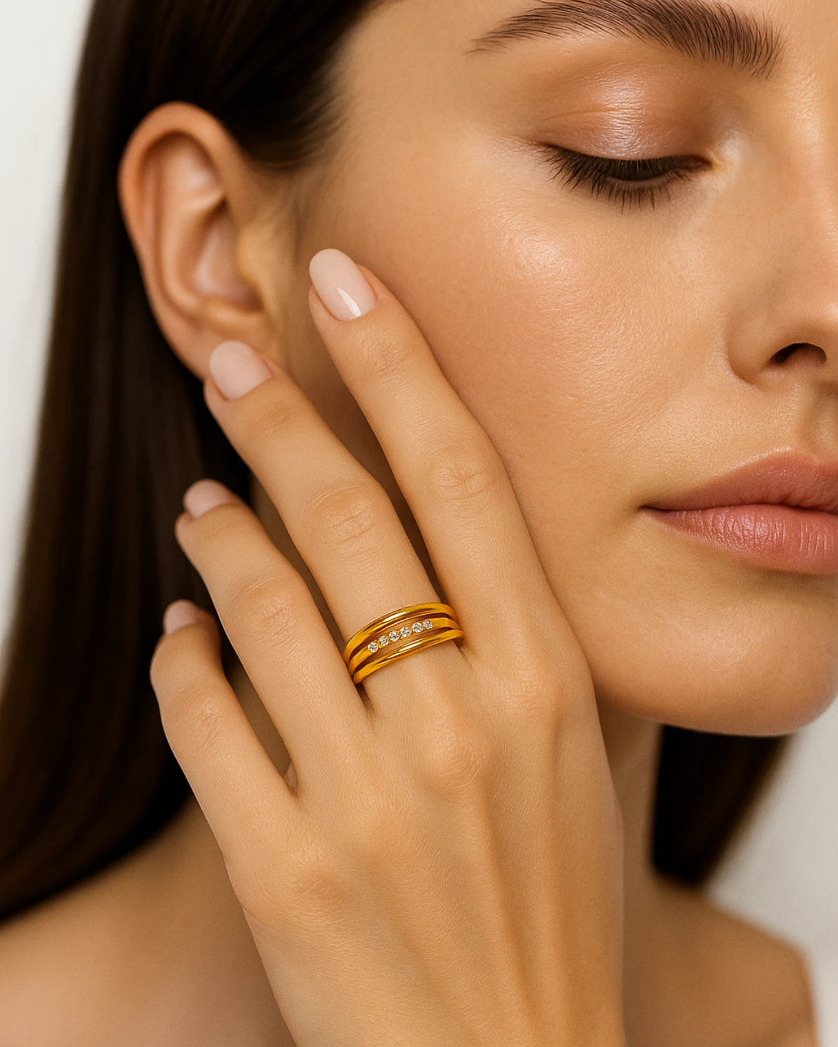 Aurelia Twin Band Ring