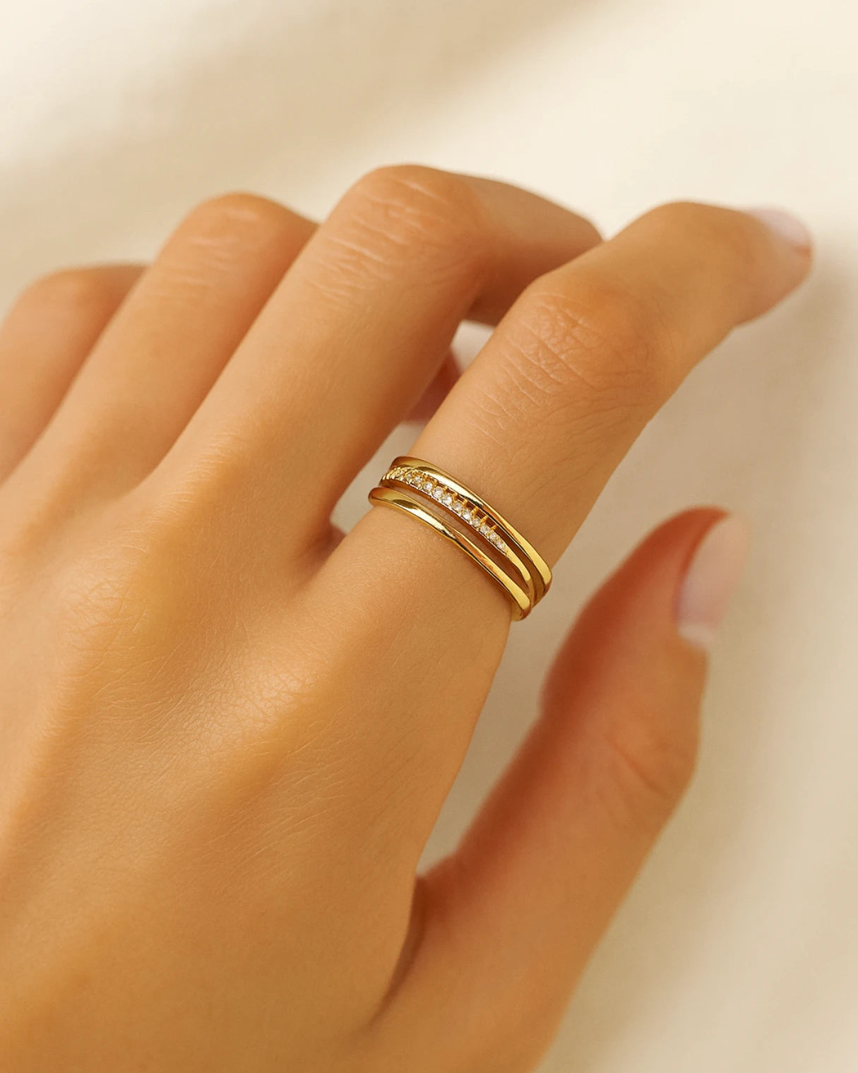 Aurelia Twin Band Ring