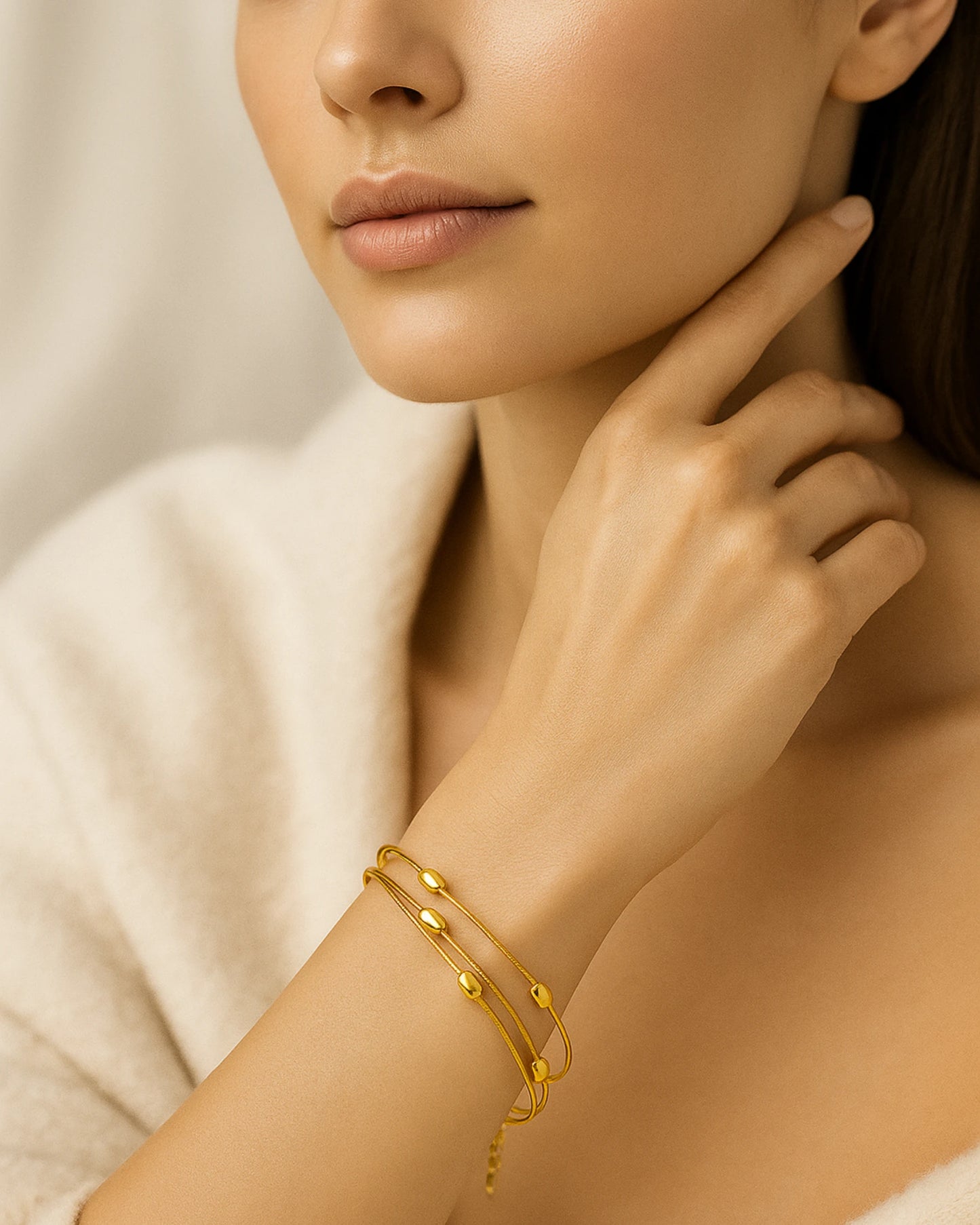 Golden Serenity Bracelet