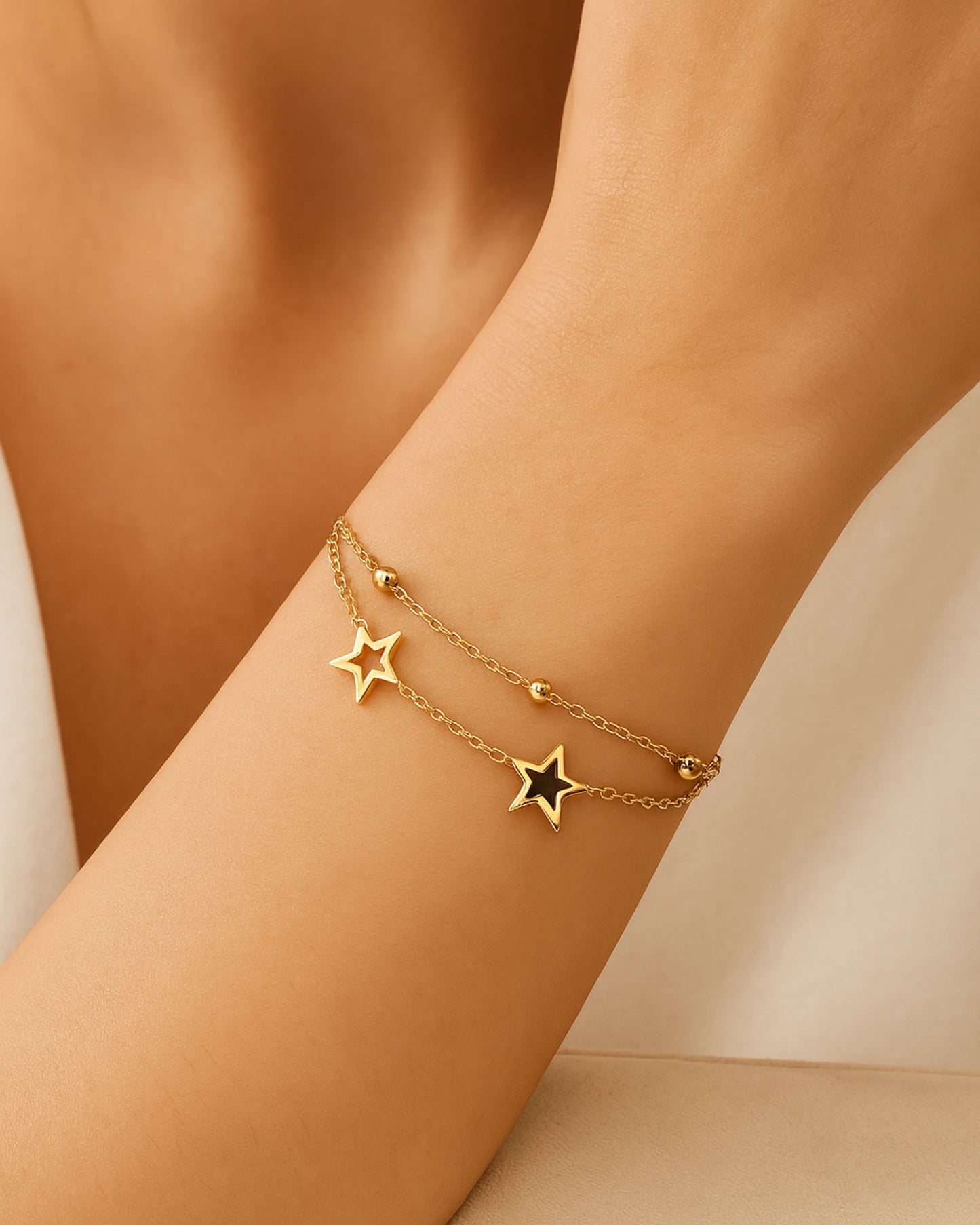 Ethereal Star Charm Bracelet