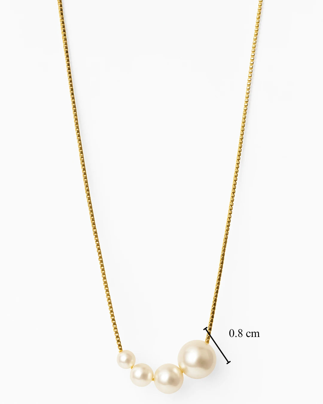 Golden Essence Pearl Necklace