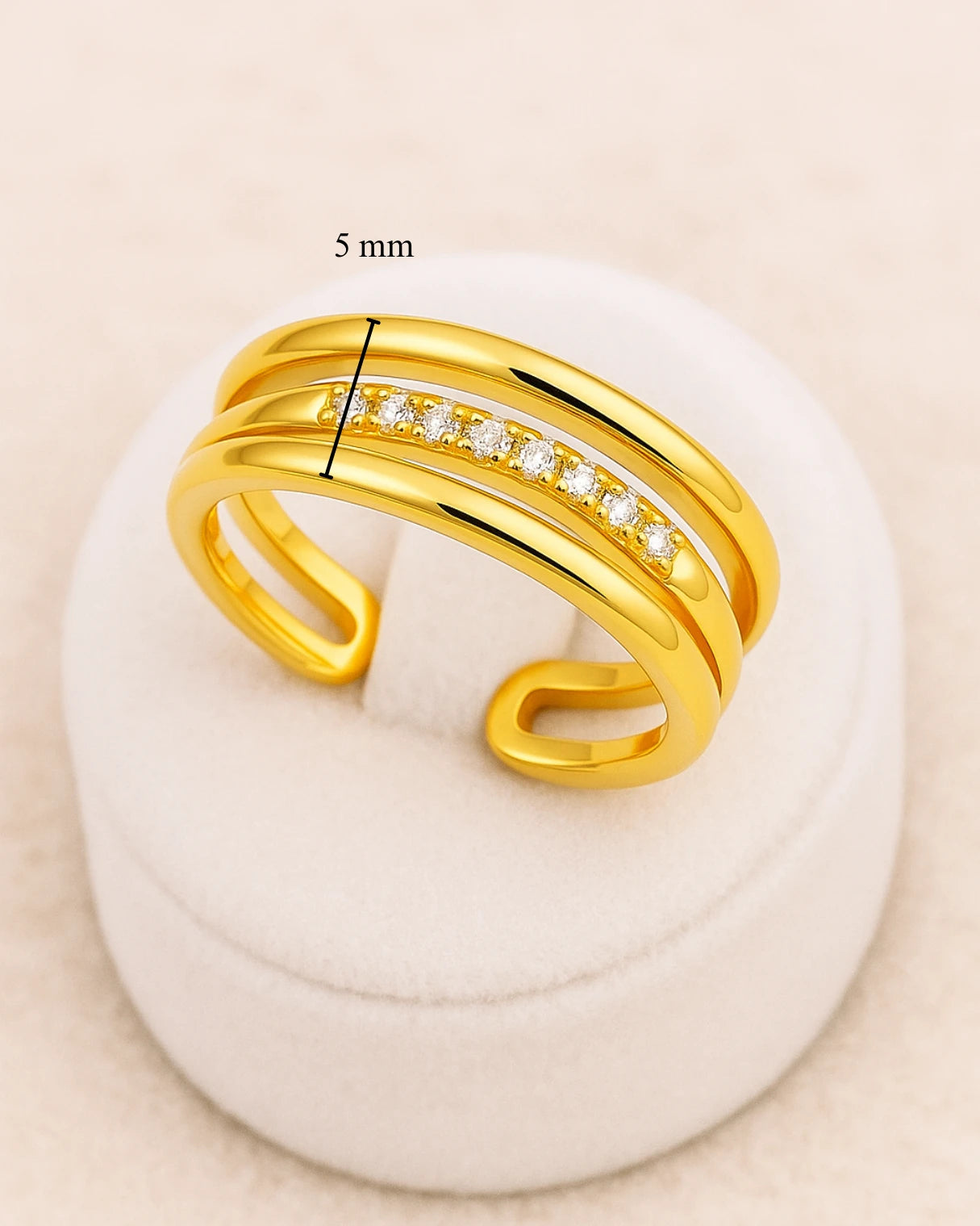 Aurelia Twin Band Ring