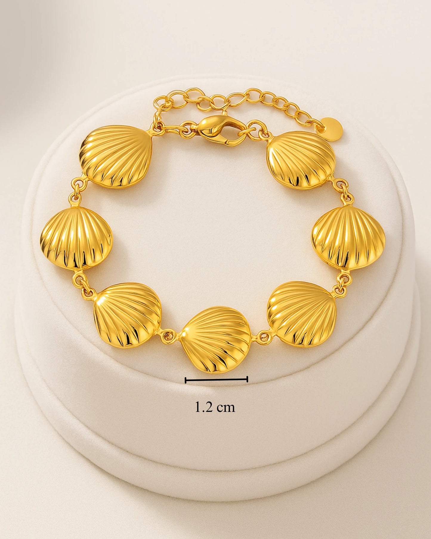 Golden Shore Shell Bracelet
