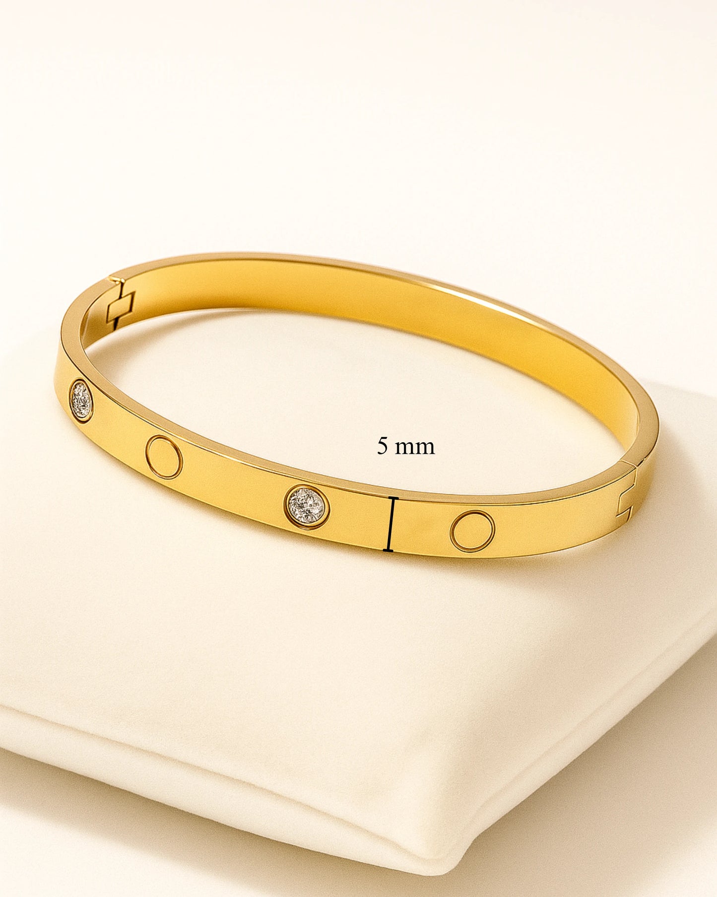 Golden Eternity Diamond Bracelet